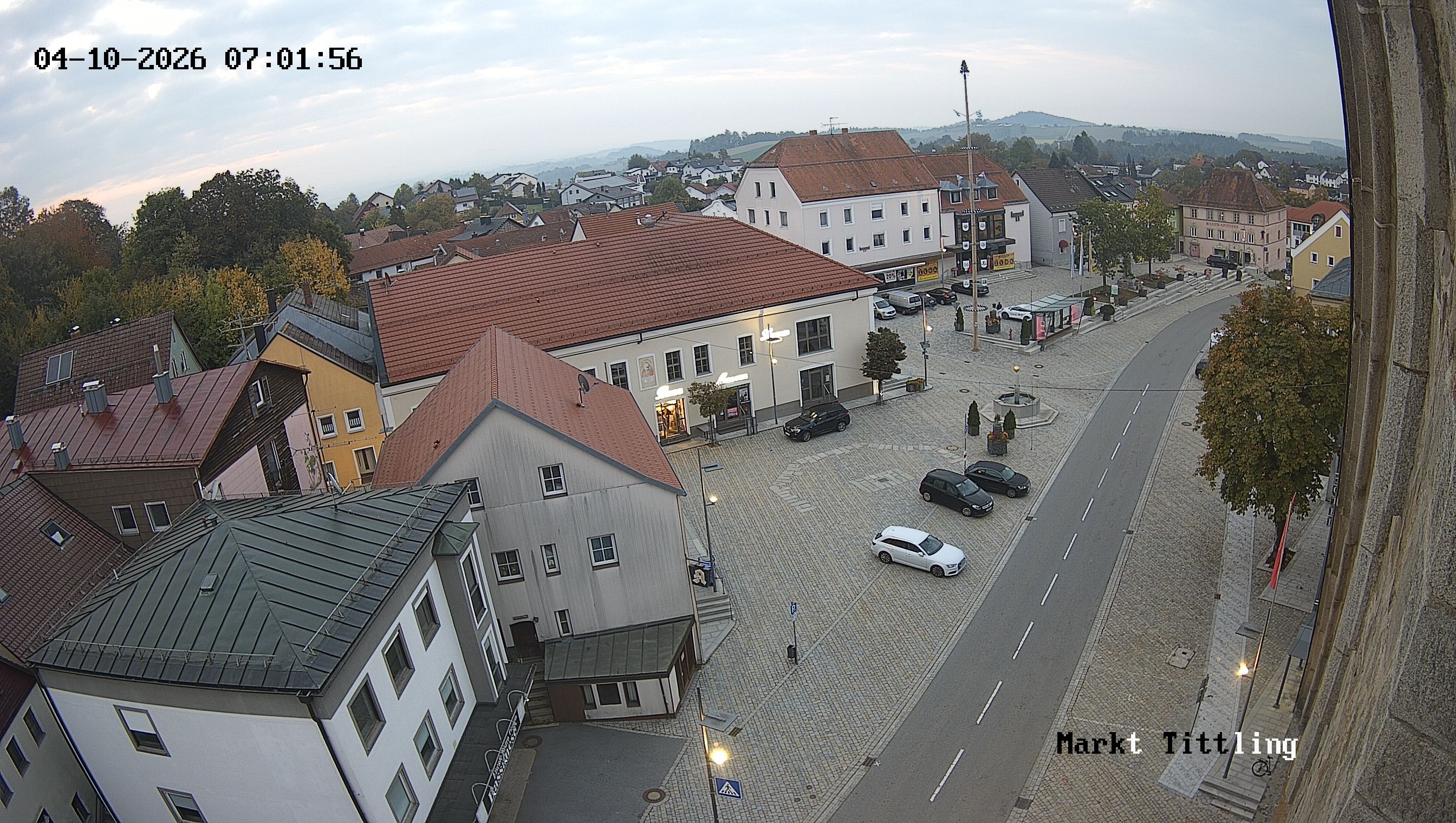 Archiv Foto Webcam Marktplatz in Tittling