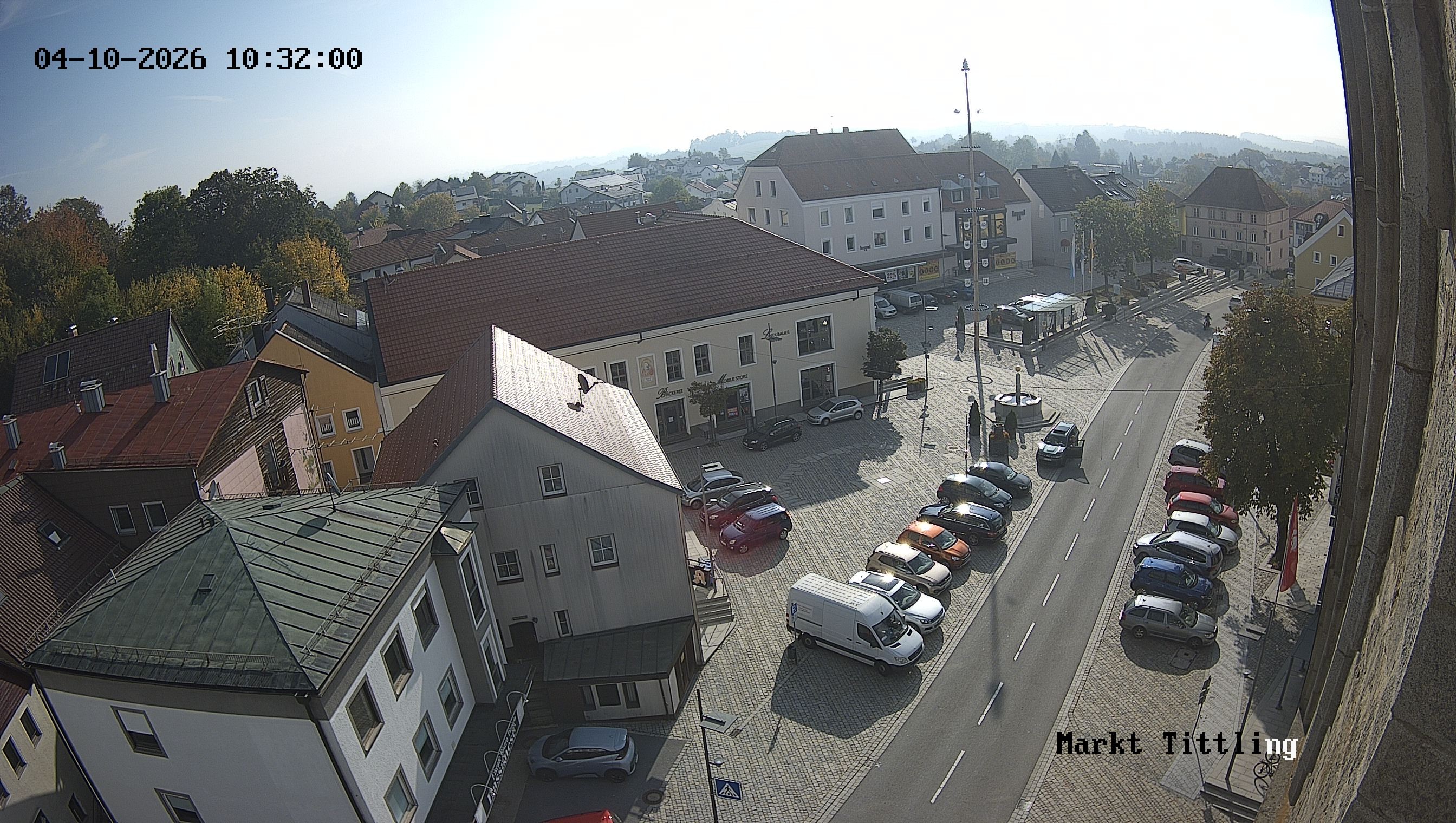 Archiv Foto Webcam Marktplatz in Tittling
