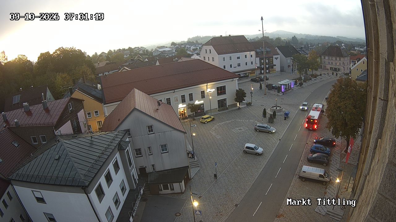 Archiv Foto Webcam Marktplatz in Tittling