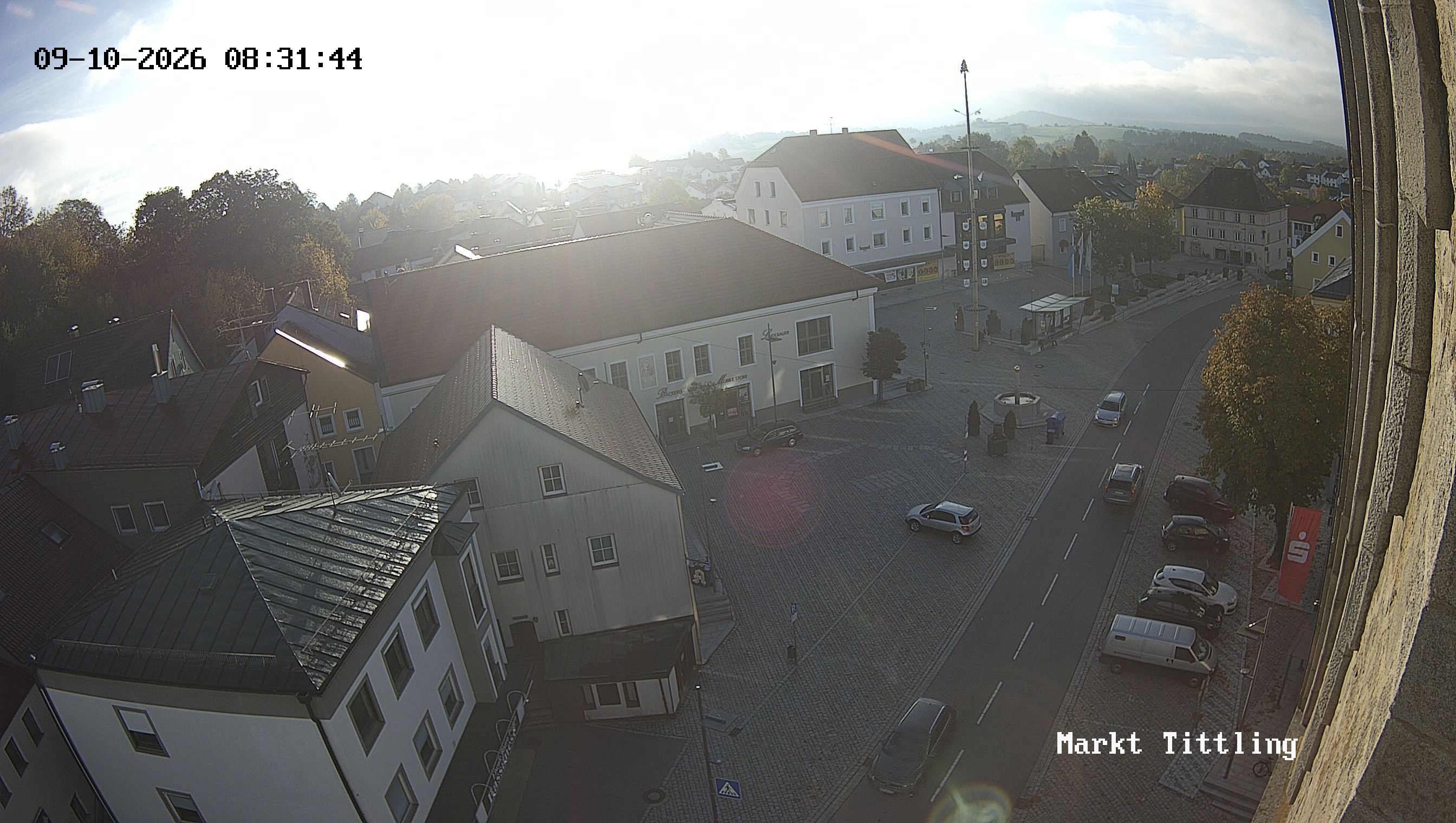 Archiv Foto Webcam Marktplatz in Tittling