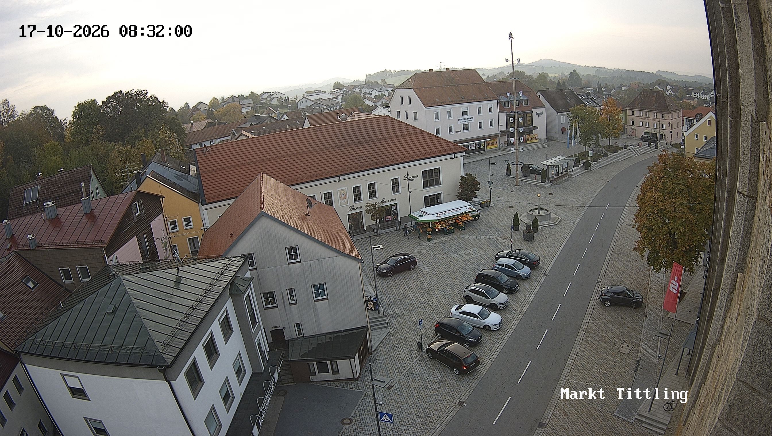 Archiv Foto Webcam Marktplatz in Tittling