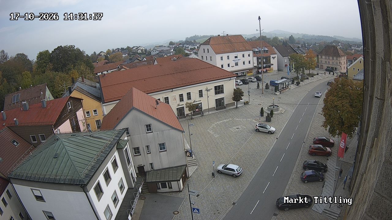Archiv Foto Webcam Marktplatz in Tittling