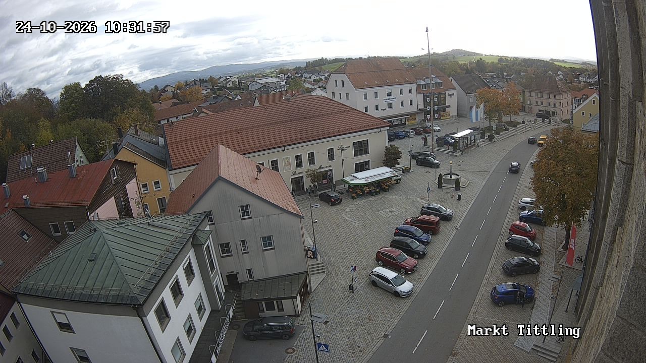 Archived image Webcam Tittling Market Square