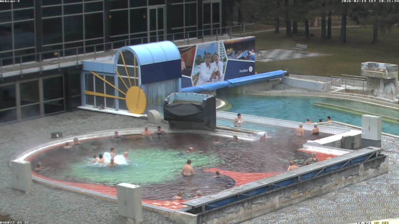 Archiv Foto Webcam Bad Füssing: Johannesbad-Therme Felsenlagune