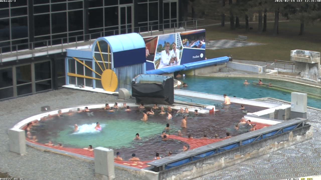 Archiv Foto Webcam Bad Füssing: Johannesbad-Therme Felsenlagune