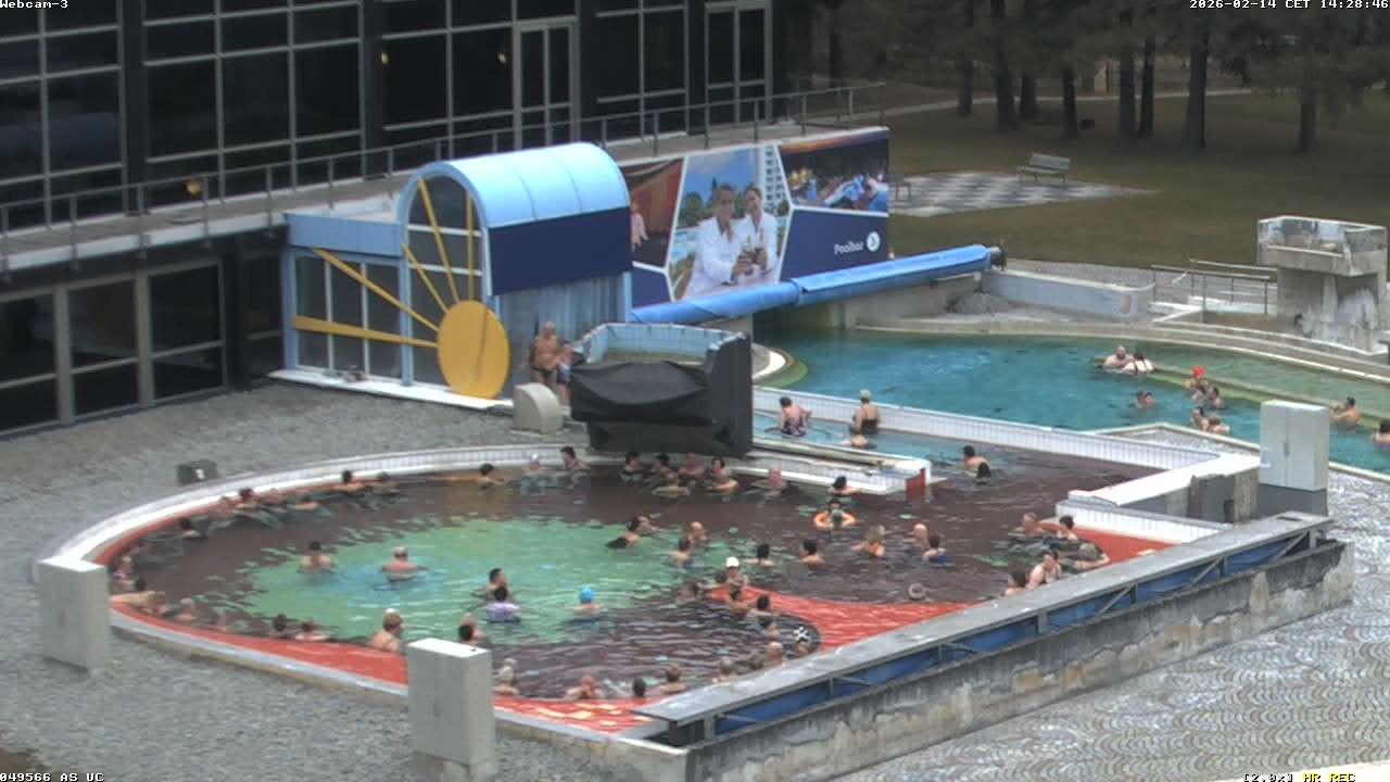 Archiv Foto Webcam Bad Füssing: Johannesbad-Therme Felsenlagune