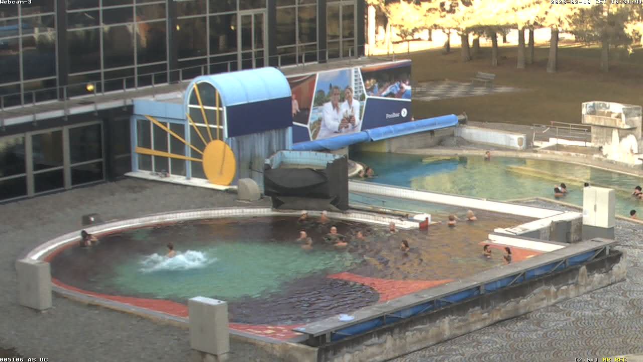 Archiv Foto Webcam Bad Füssing: Johannesbad-Therme Felsenlagune