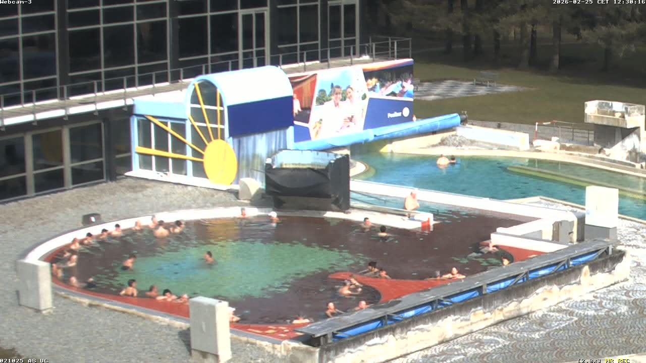 Archiv Foto Webcam Bad Füssing: Johannesbad-Therme Felsenlagune