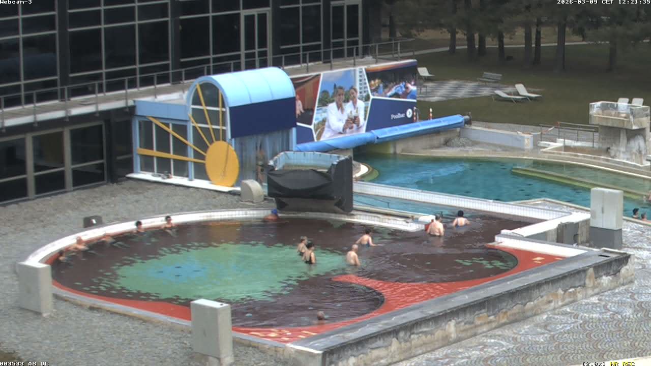 Archiv Foto Webcam Bad Füssing: Johannesbad-Therme Felsenlagune