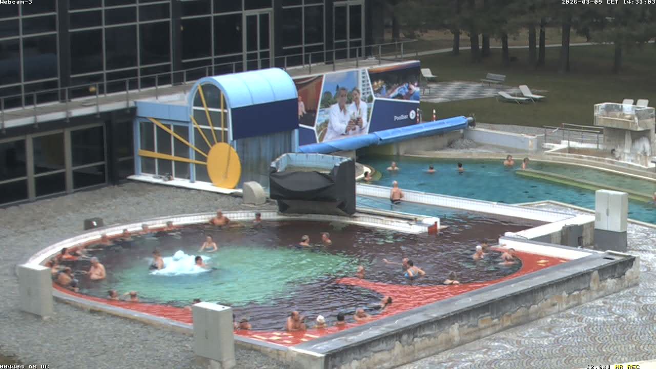 Archiv Foto Webcam Bad Füssing: Johannesbad-Therme Felsenlagune