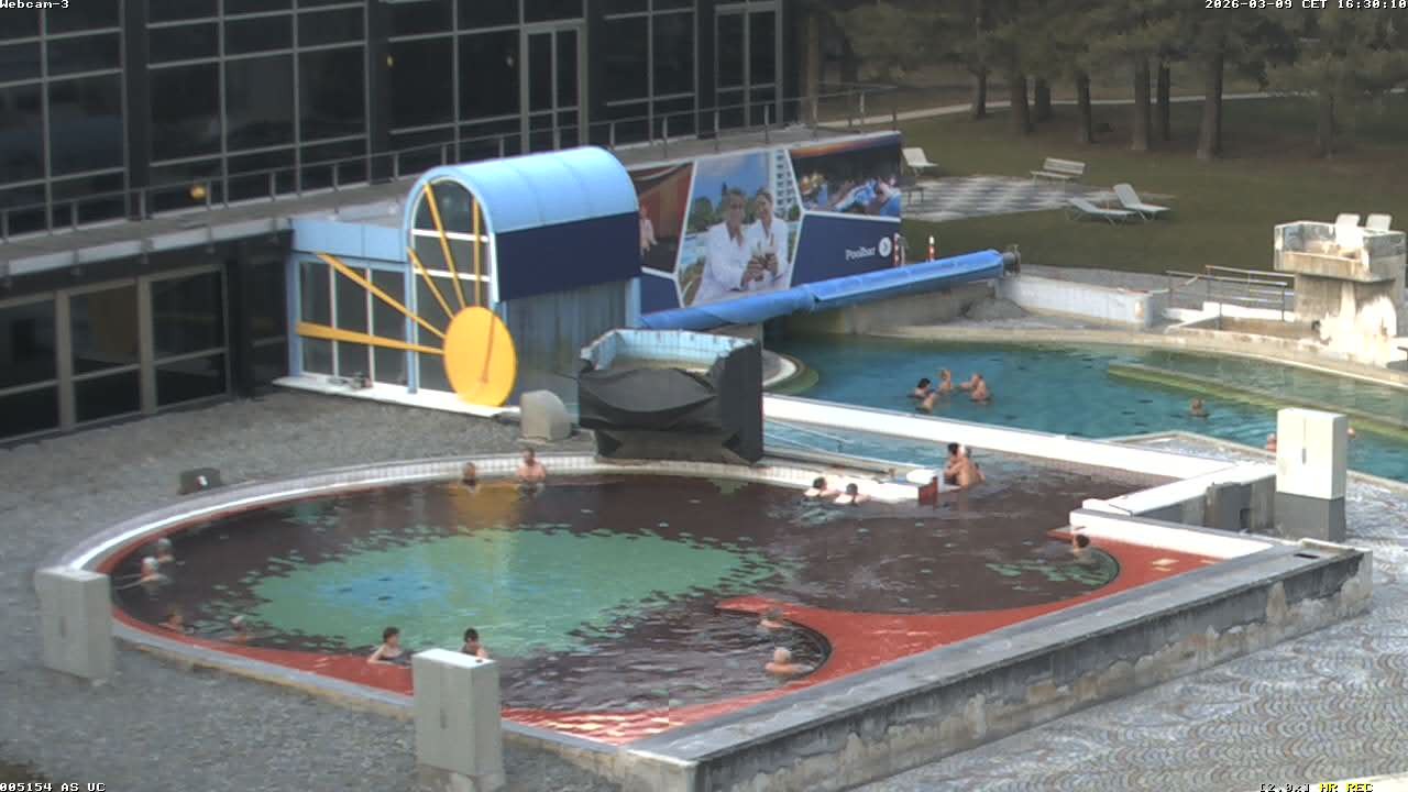 Archiv Foto Webcam Bad Füssing: Johannesbad-Therme Felsenlagune