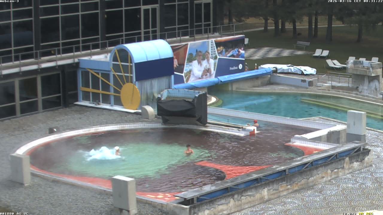 Archiv Foto Webcam Bad Füssing: Johannesbad-Therme Felsenlagune