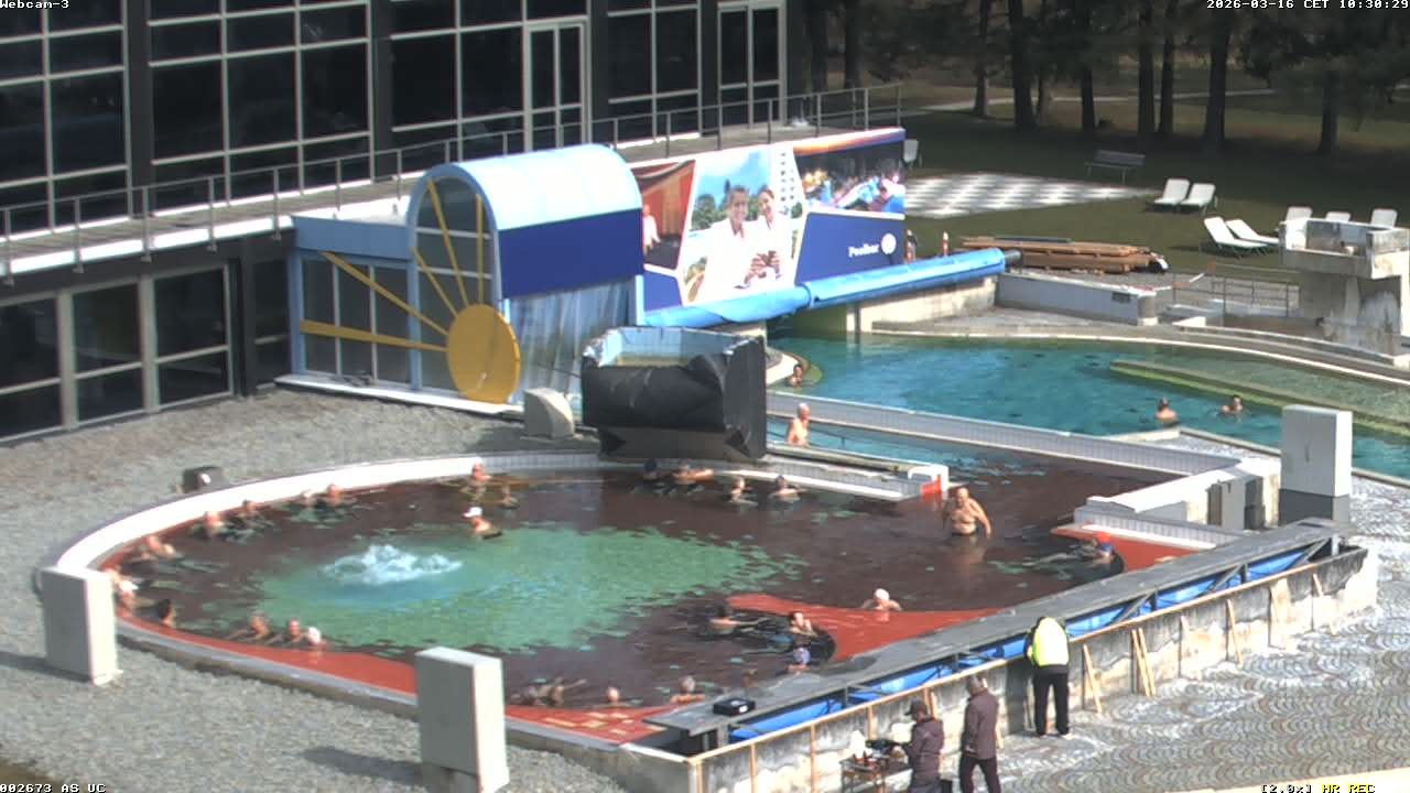 Archiv Foto Webcam Bad Füssing: Johannesbad-Therme Felsenlagune