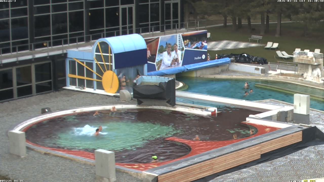 Archiv Foto Webcam Bad Füssing: Johannesbad-Therme Felsenlagune