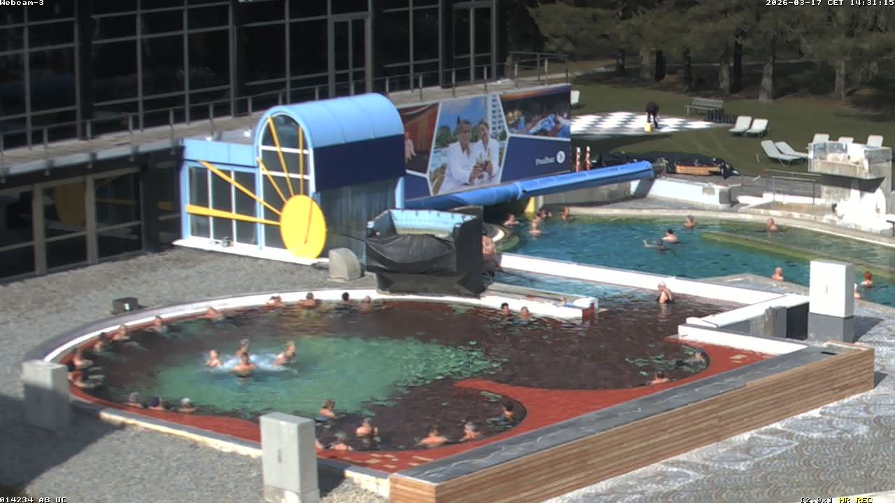 Archiv Foto Webcam Bad Füssing: Johannesbad-Therme Felsenlagune