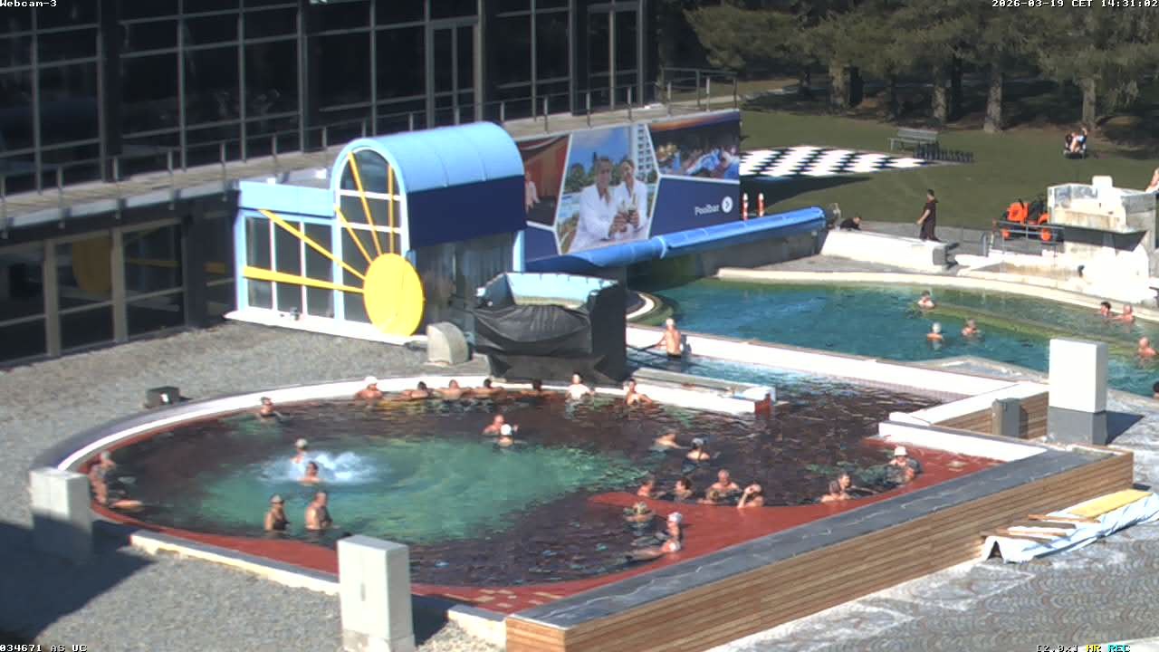 Archiv Foto Webcam Bad Füssing: Johannesbad-Therme Felsenlagune