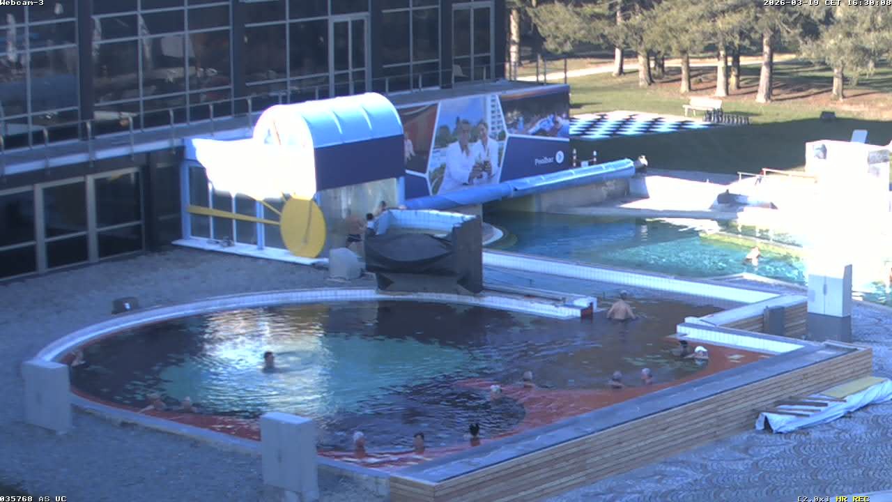 Archiv Foto Webcam Bad Füssing: Johannesbad-Therme Felsenlagune