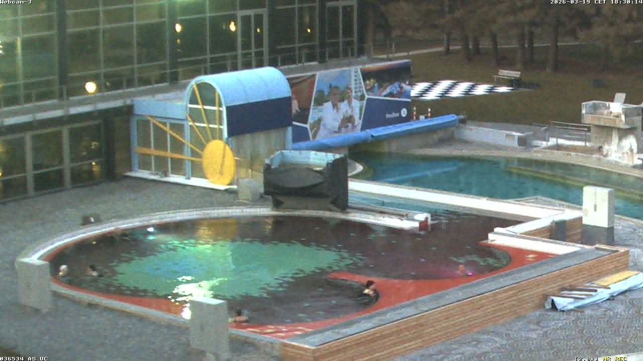 Archiv Foto Webcam Bad Füssing: Johannesbad-Therme Felsenlagune