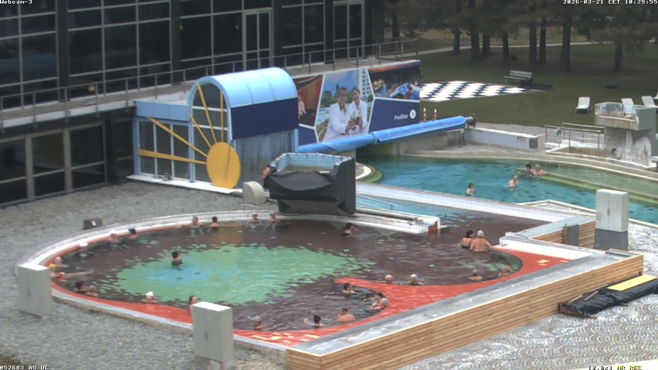 Archiv Foto Webcam Bad Füssing: Johannesbad-Therme Felsenlagune