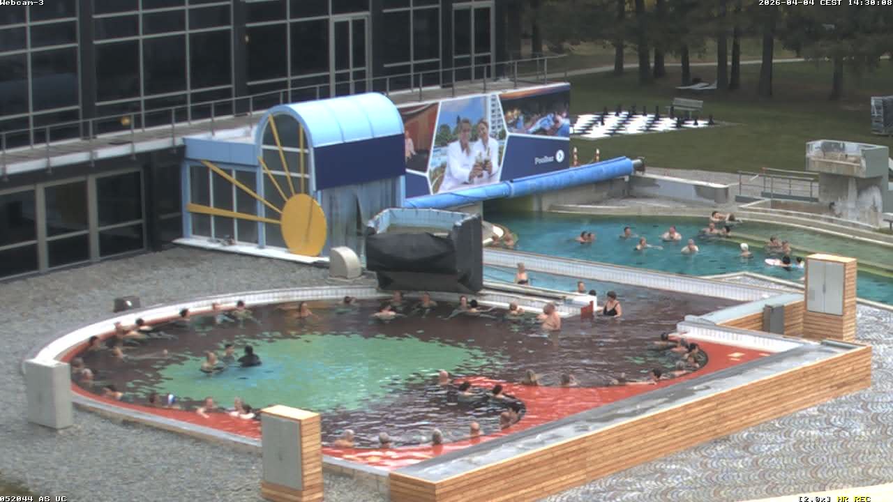 Archiv Foto Webcam Bad Füssing: Johannesbad-Therme Felsenlagune