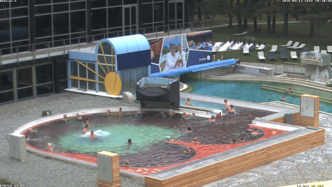 Archiv Foto Webcam Bad Füssing: Johannesbad-Therme Felsenlagune
