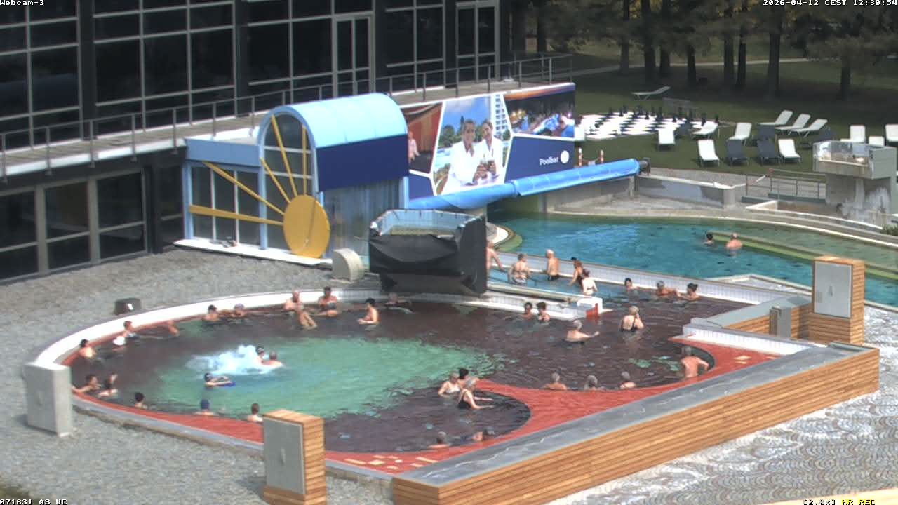 Archiv Foto Webcam Bad Füssing: Johannesbad-Therme Felsenlagune