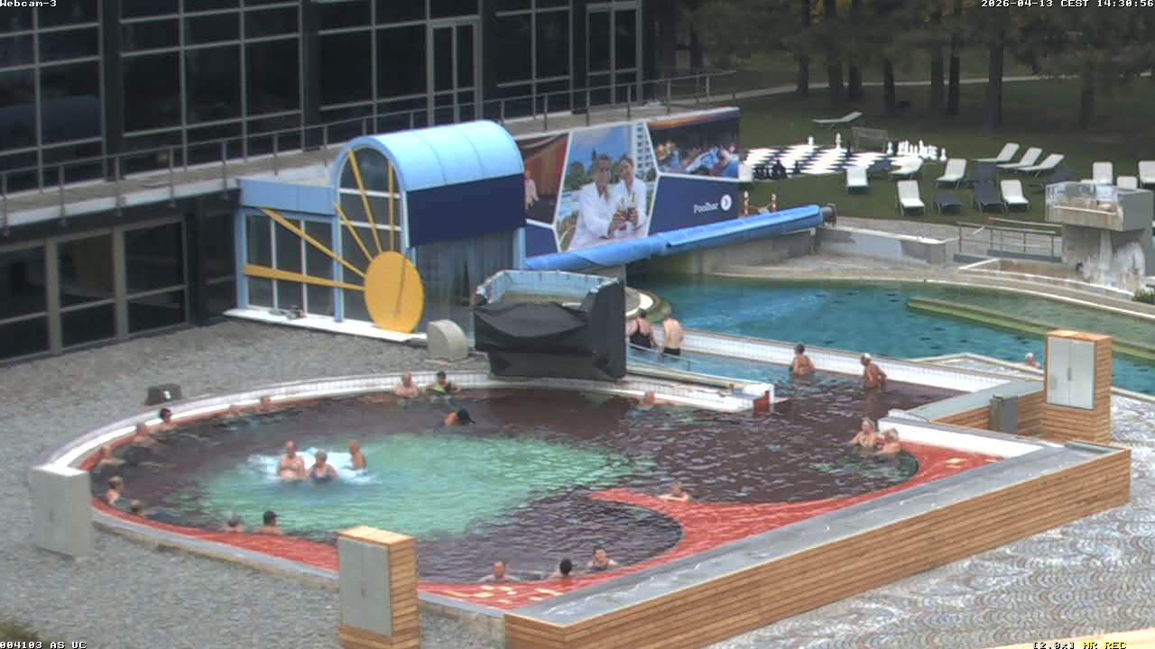 Archiv Foto Webcam Bad Füssing: Johannesbad-Therme Felsenlagune