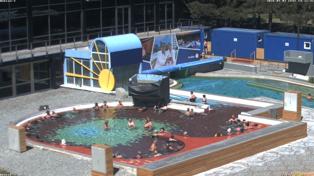 Archiv Foto Webcam Bad Füssing: Johannesbad-Therme Felsenlagune