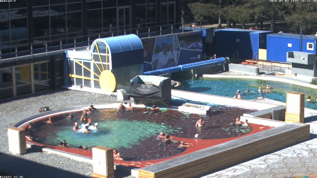 Archiv Foto Webcam Bad Füssing: Johannesbad-Therme Felsenlagune