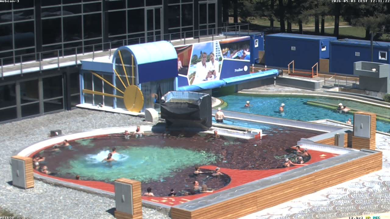 Archiv Foto Webcam Bad Füssing: Johannesbad-Therme Felsenlagune