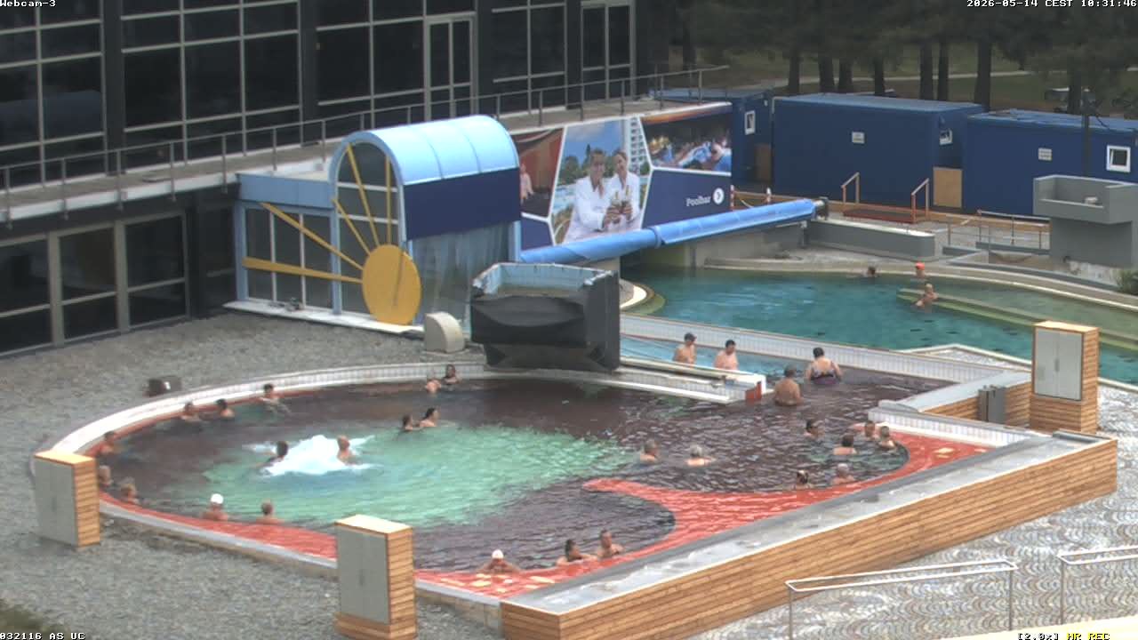Archived image Webcam Bad Füssing - Johannesbad Therme Outdoor Area