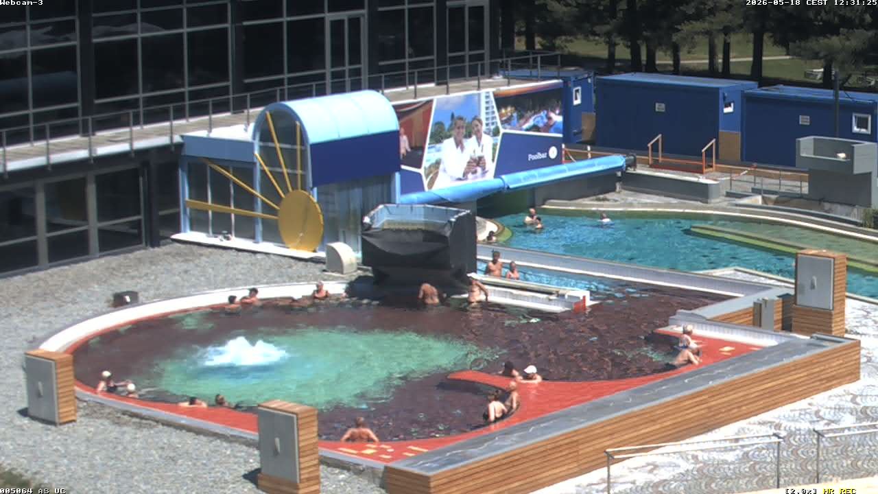 Archiv Foto Webcam Bad Füssing: Johannesbad-Therme Felsenlagune