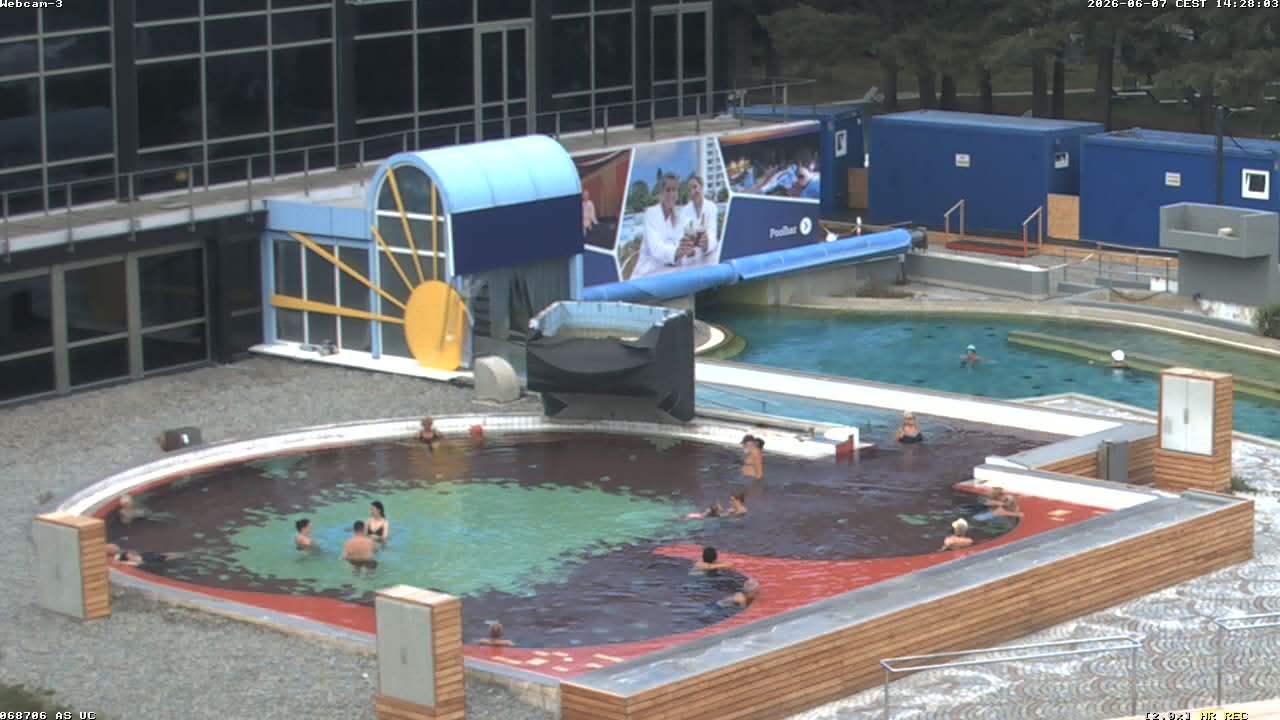 Archiv Foto Webcam Bad Füssing: Johannesbad-Therme Felsenlagune