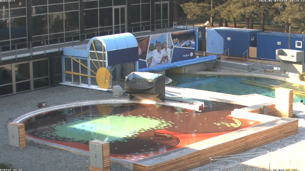 Archiv Foto Webcam Bad Füssing: Johannesbad-Therme Felsenlagune