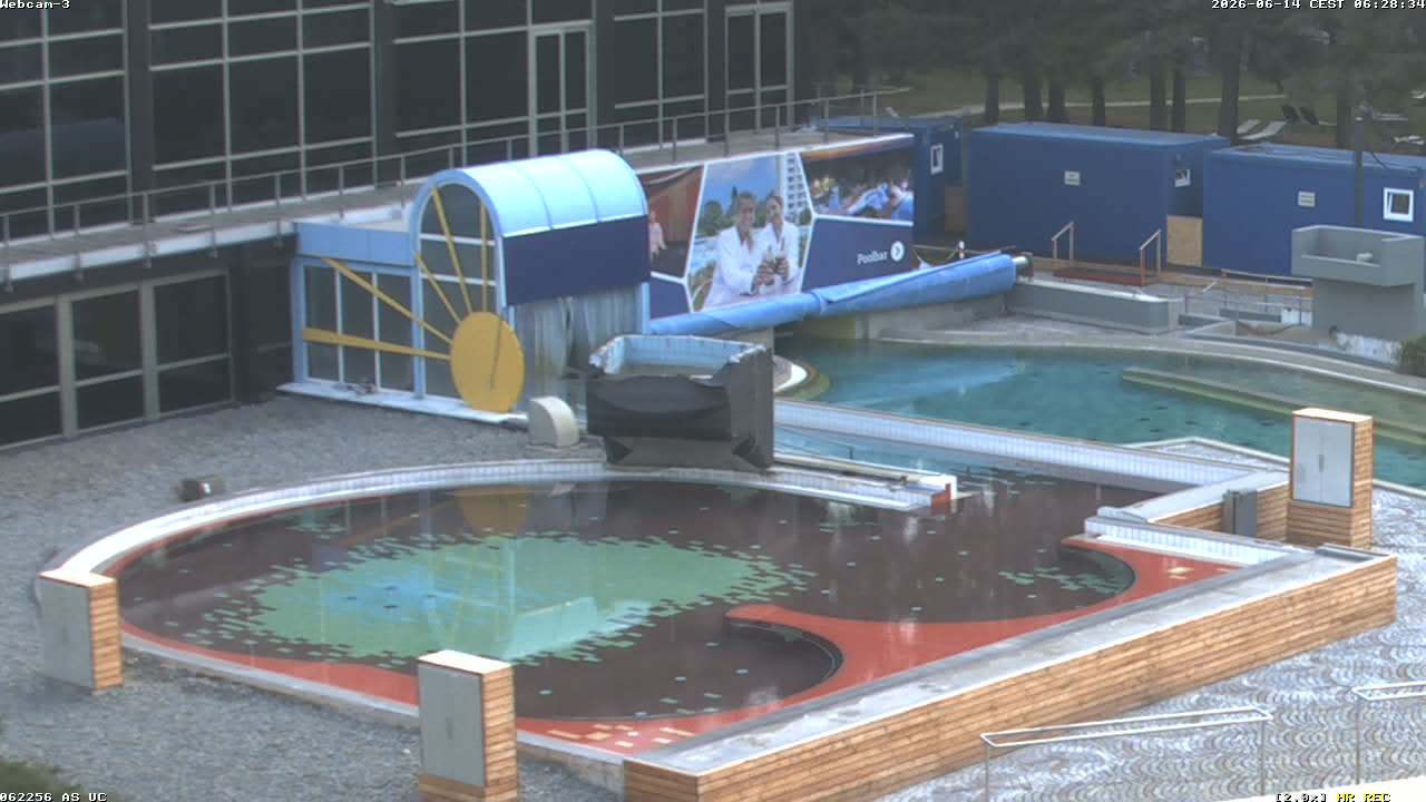 Archiv Foto Webcam Bad Füssing: Johannesbad-Therme Felsenlagune