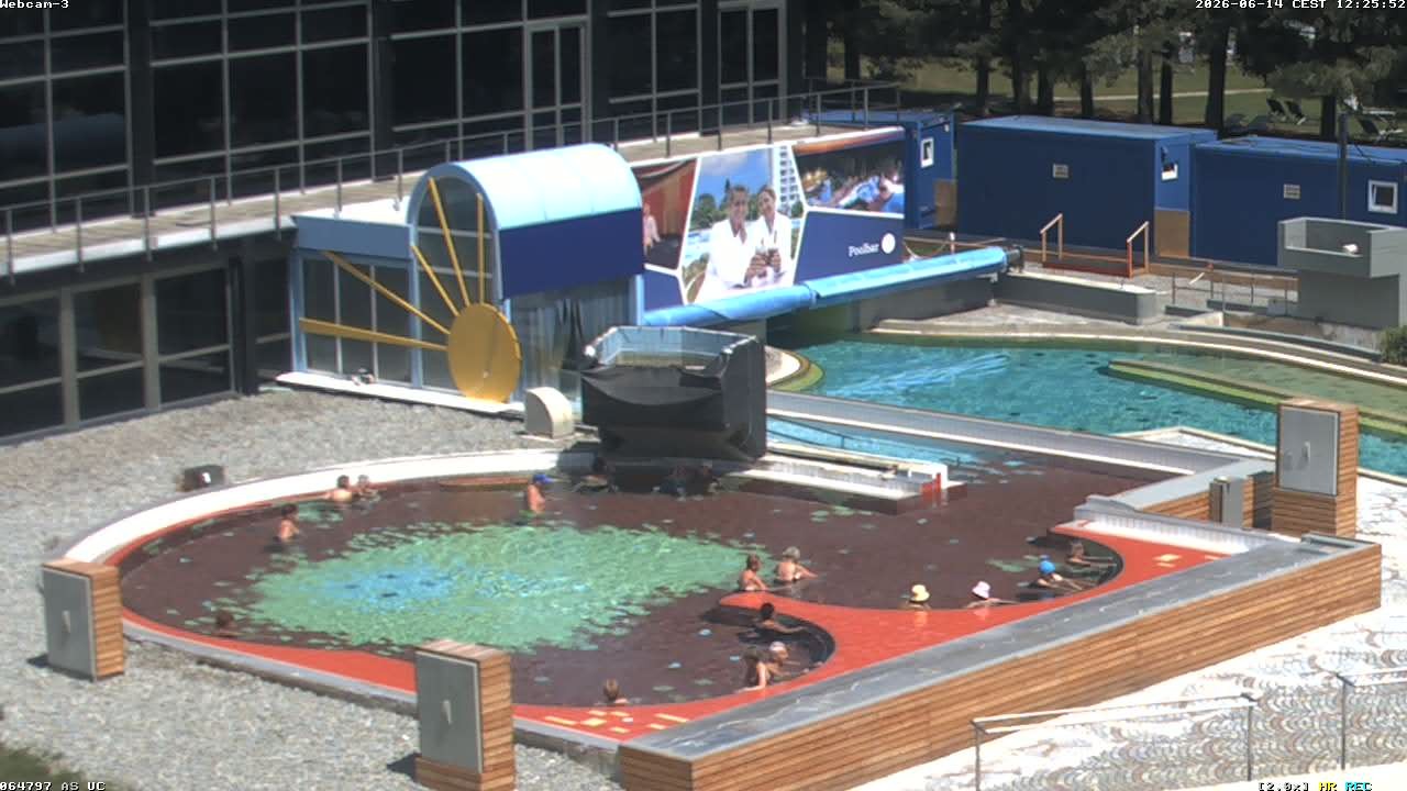 Archiv Foto Webcam Bad Füssing: Johannesbad-Therme Felsenlagune