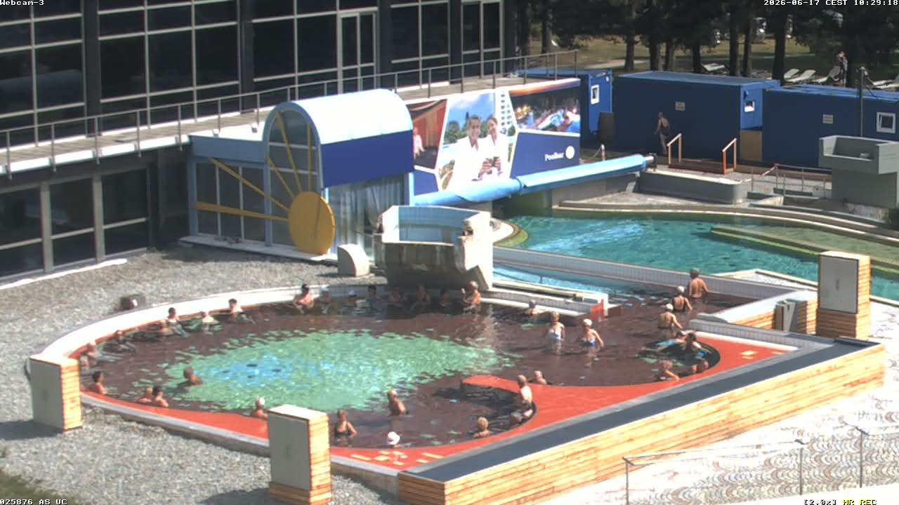 Archiv Foto Webcam Bad Füssing: Johannesbad-Therme Felsenlagune