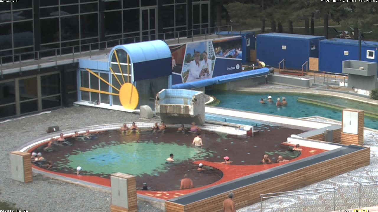 Archiv Foto Webcam Bad Füssing: Johannesbad-Therme Felsenlagune