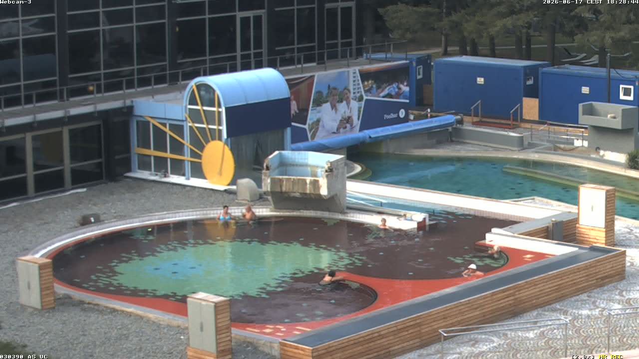 Archiv Foto Webcam Bad Füssing: Johannesbad-Therme Felsenlagune