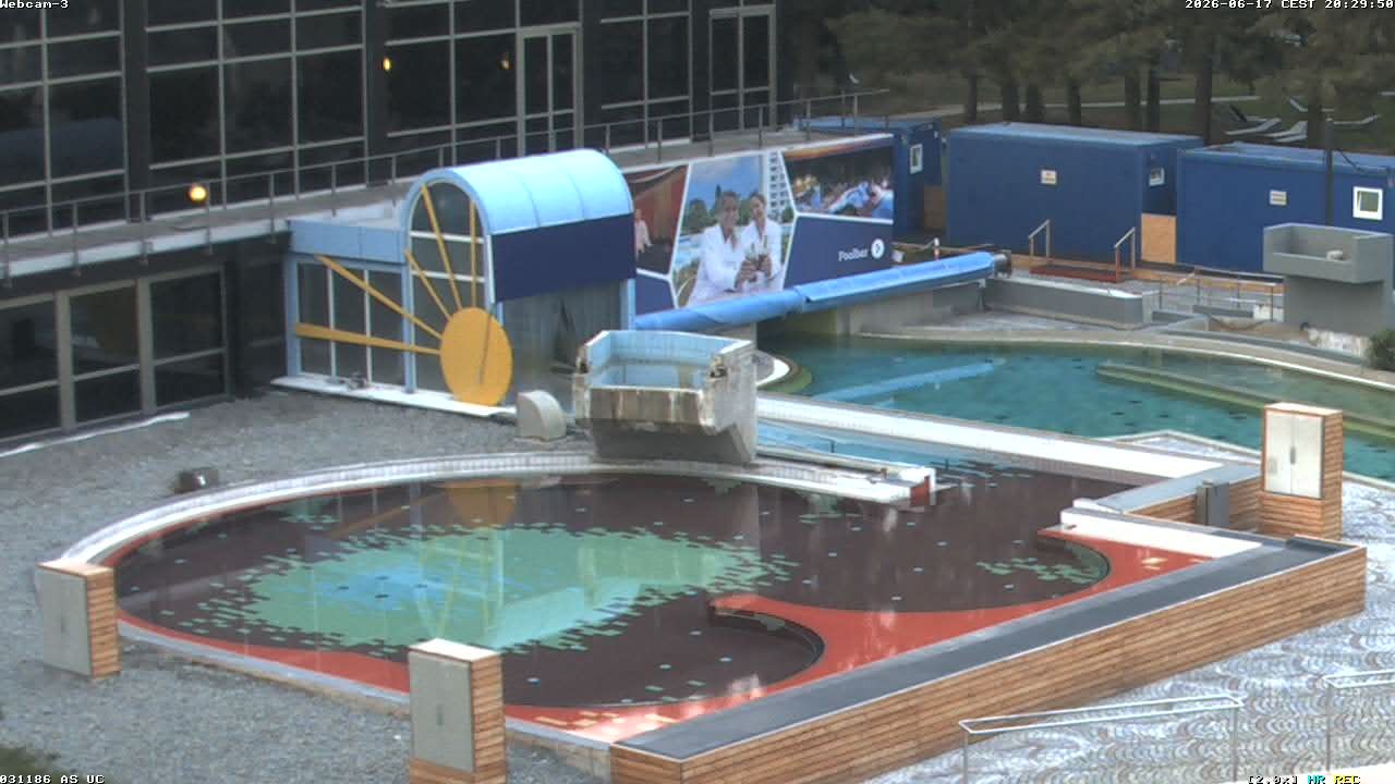 Archiv Foto Webcam Bad Füssing: Johannesbad-Therme Felsenlagune