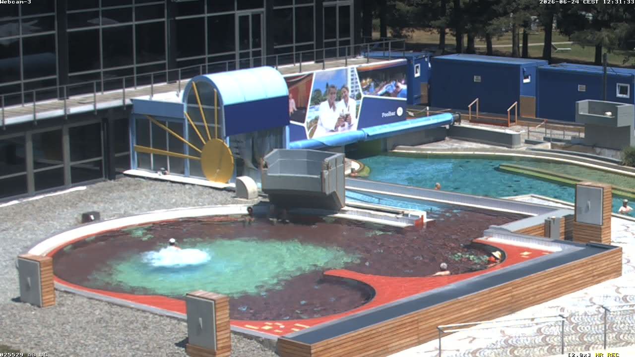 Archiv Foto Webcam Bad Füssing: Johannesbad-Therme Felsenlagune