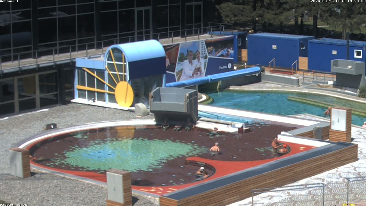 Archiv Foto Webcam Bad Füssing: Johannesbad-Therme Felsenlagune