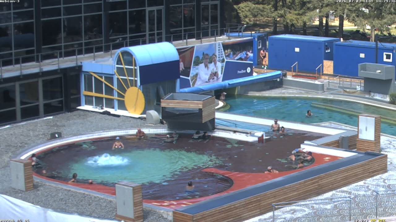 Archiv Foto Webcam Bad Füssing: Johannesbad-Therme Felsenlagune