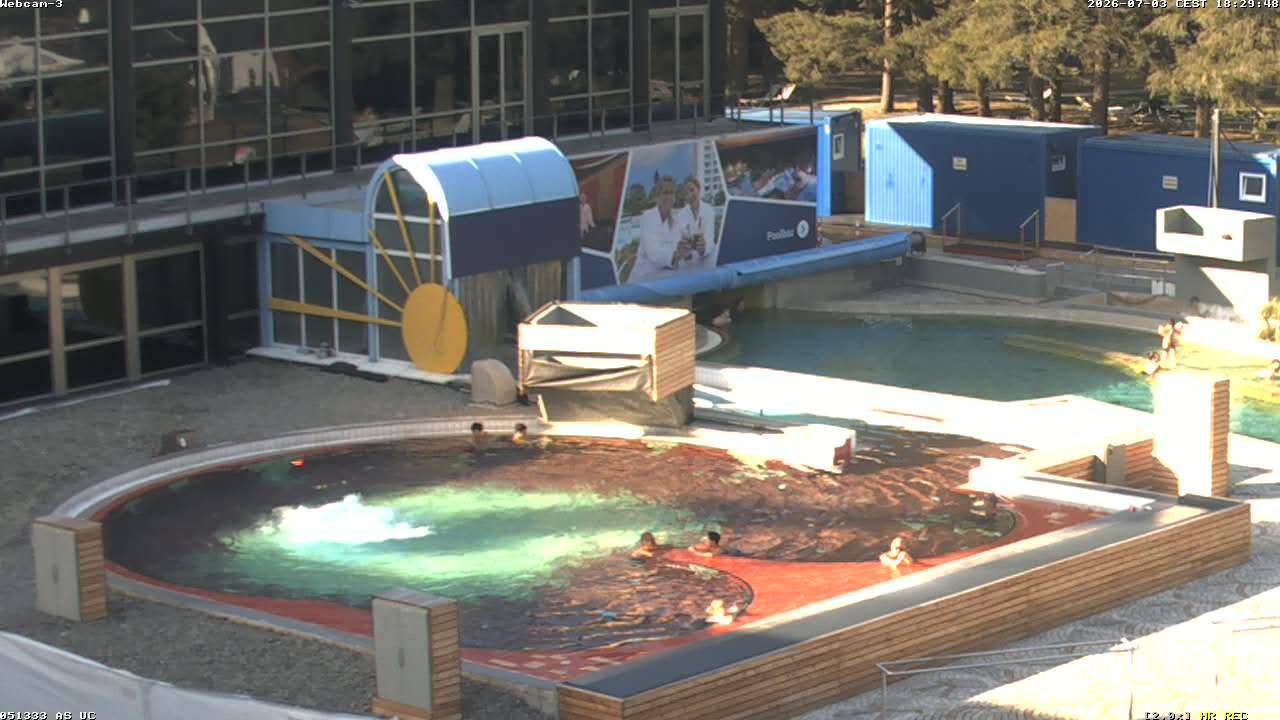 Archiv Foto Webcam Bad Füssing: Johannesbad-Therme Felsenlagune