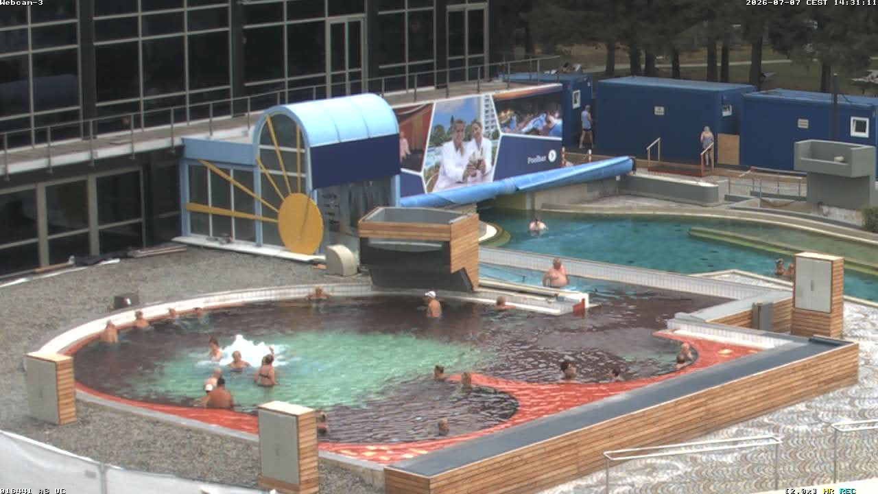 Archiv Foto Webcam Bad Füssing: Johannesbad-Therme Felsenlagune