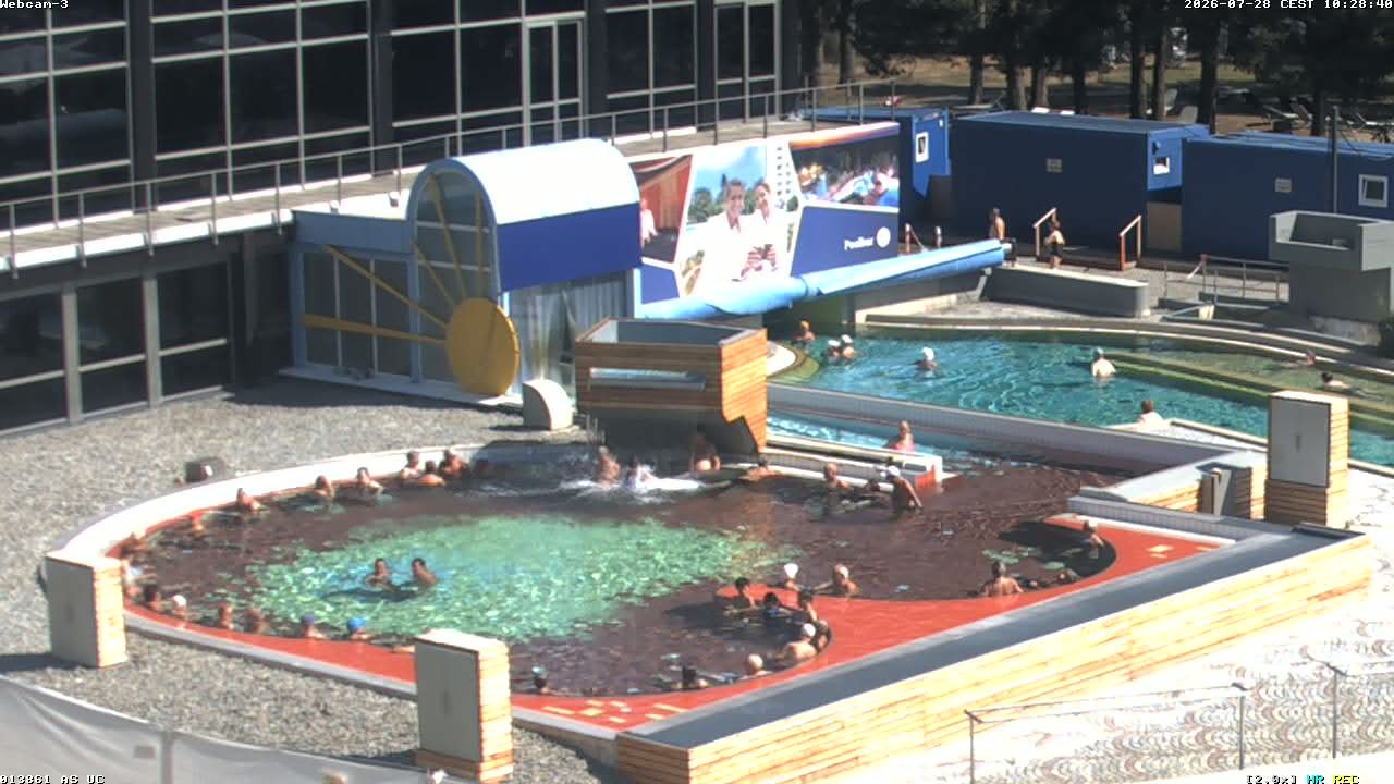 Archiv Foto Webcam Bad Füssing: Johannesbad-Therme Felsenlagune