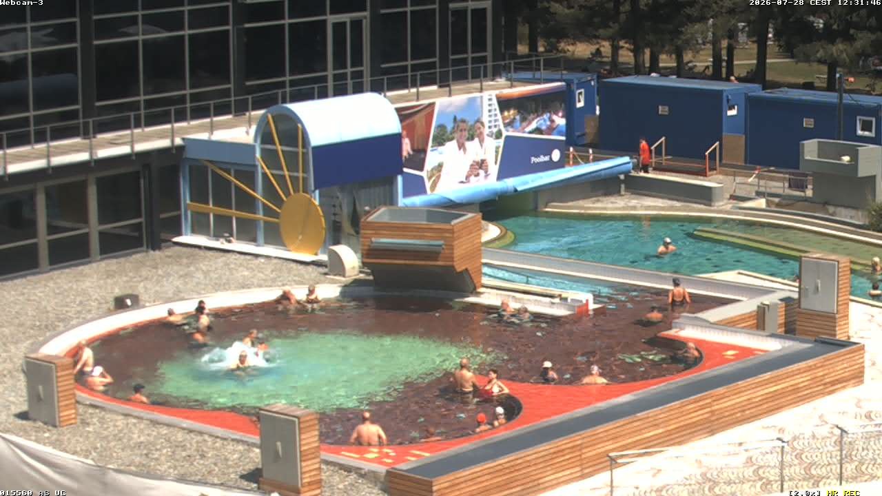 Archiv Foto Webcam Bad Füssing: Johannesbad-Therme Felsenlagune
