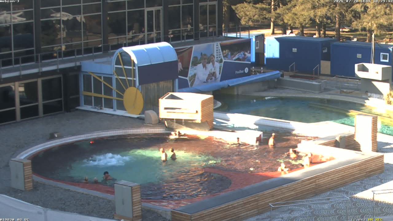 Archiv Foto Webcam Bad Füssing: Johannesbad-Therme Felsenlagune