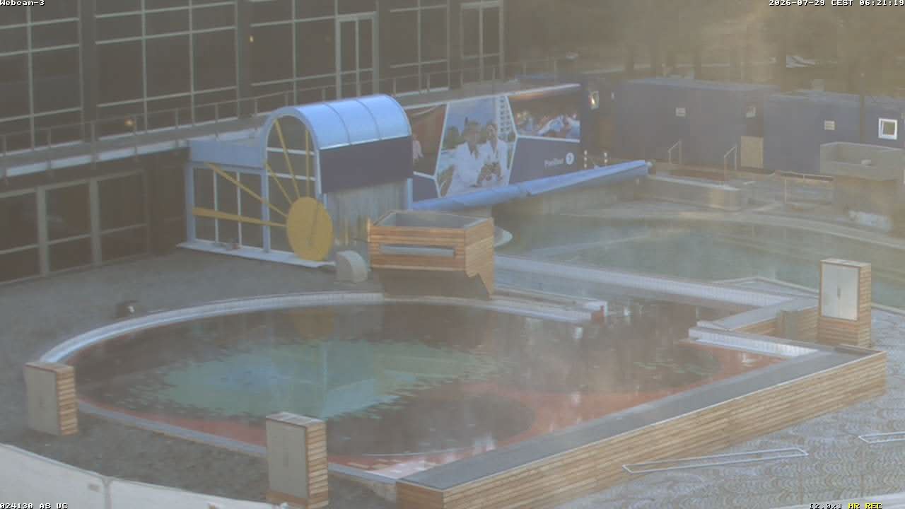 Archiv Foto Webcam Bad Füssing: Johannesbad-Therme Felsenlagune