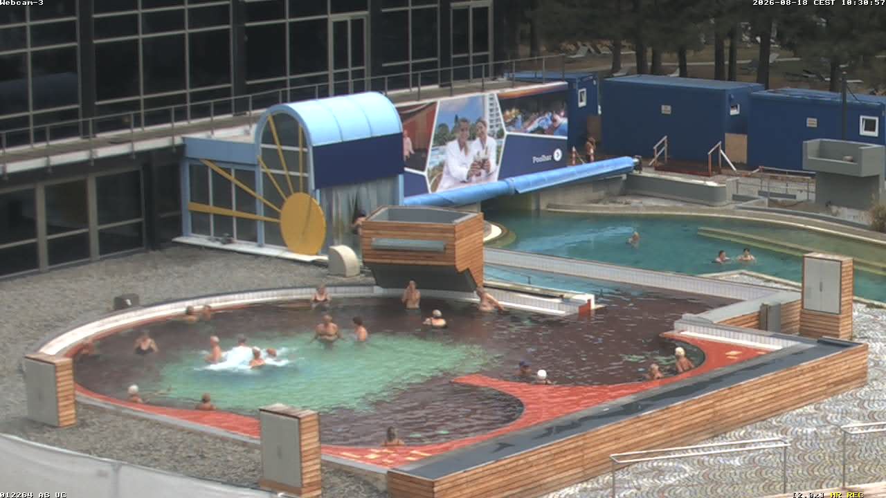 Archiv Foto Webcam Bad Füssing: Johannesbad-Therme Felsenlagune